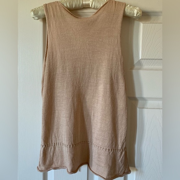 Old Navy sleeveless top/ dress top, nude/beige - Picture 2 of 3